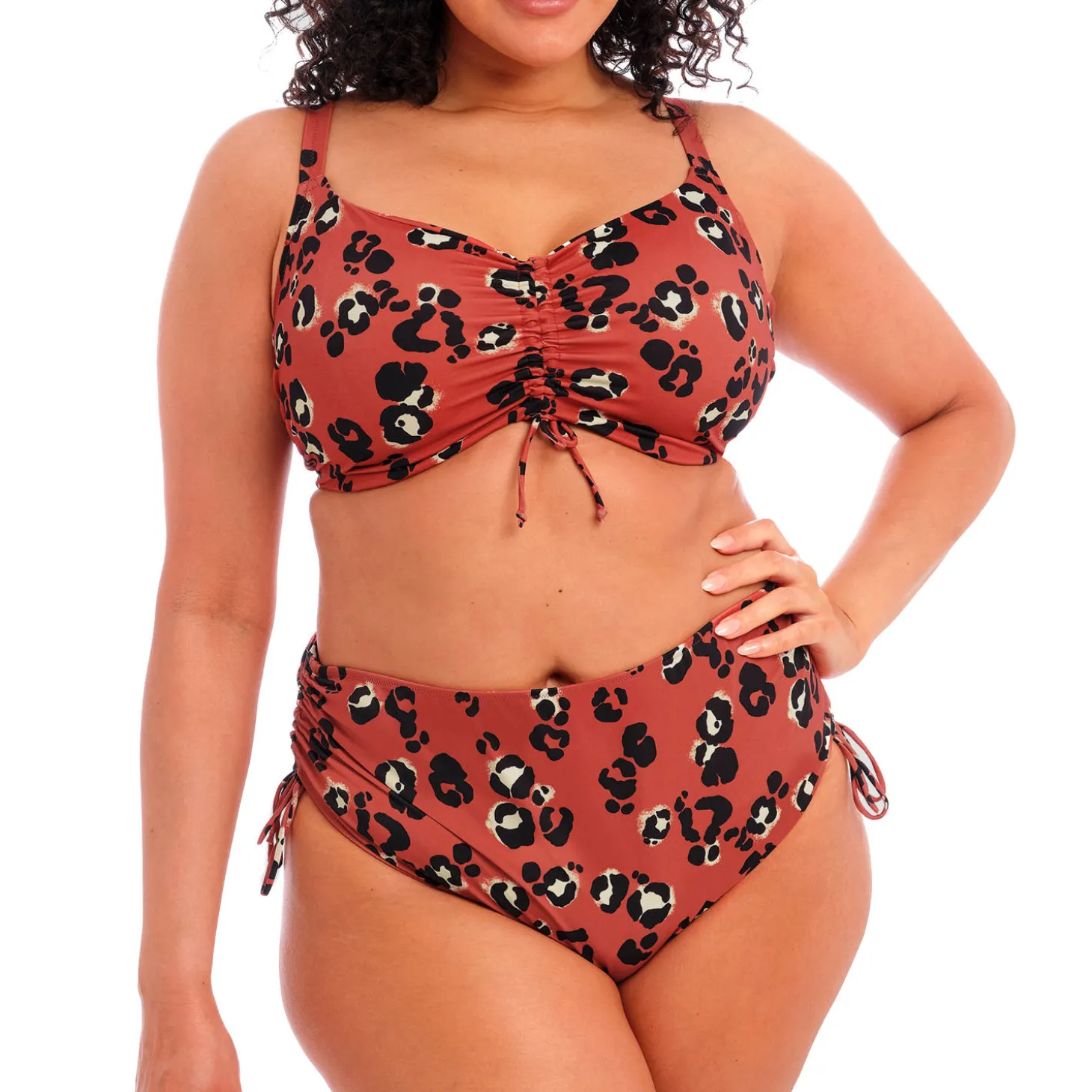 Bas De Maillot De Bain Culotte Haute Coulissante