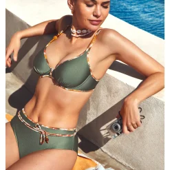 Bas De Maillot De Bain Culotte Haute