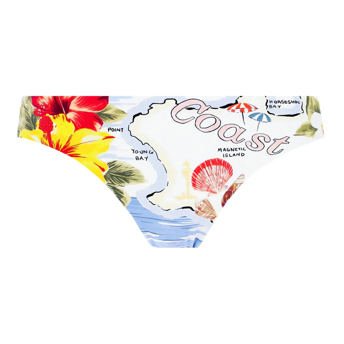 Bas De Maillot De Bain Slip Reversible
