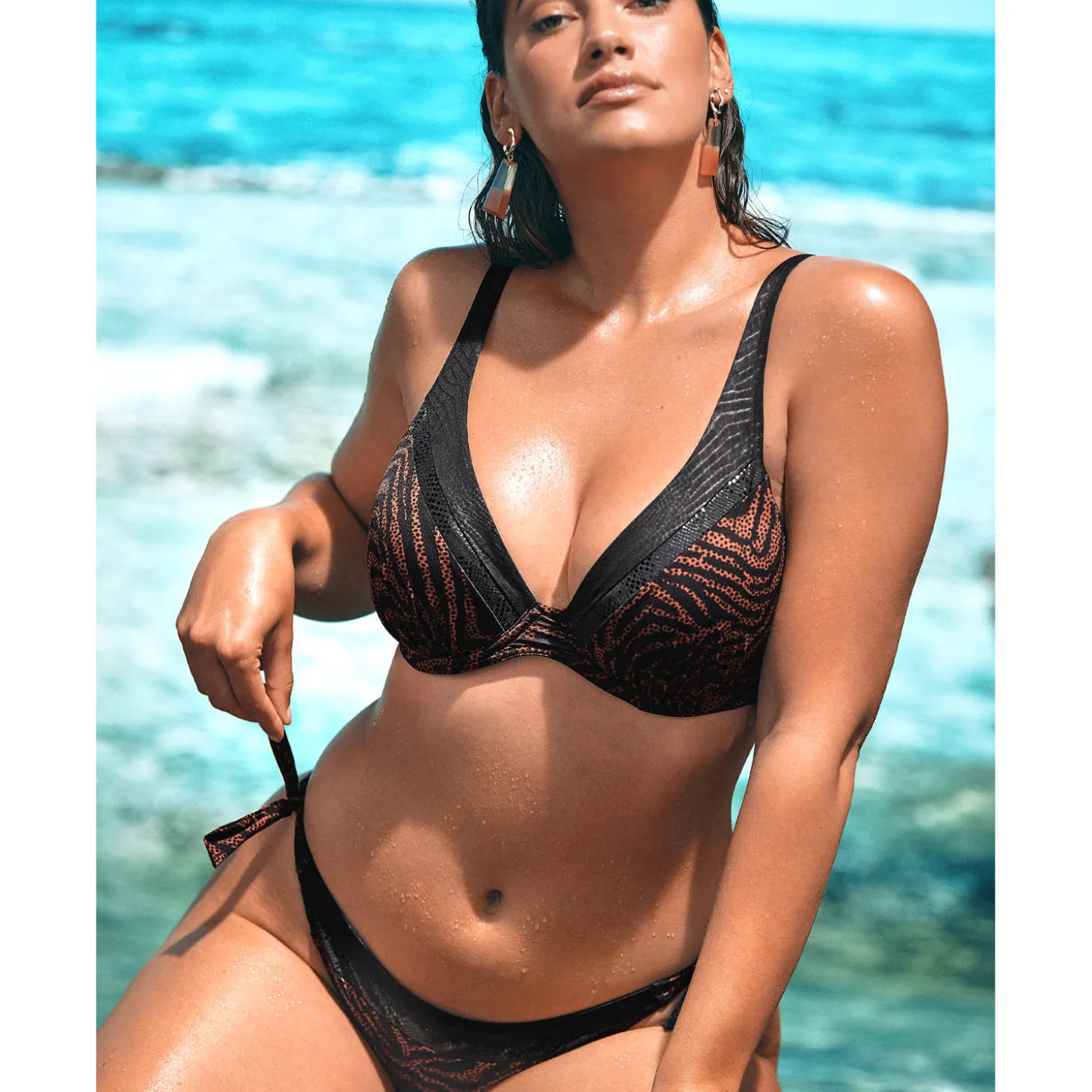 Bas De Maillot De Bain Slip Ficelles