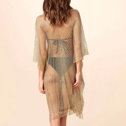 Caftan Maille Filet Doree Pie
