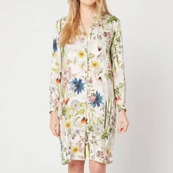 Chemise De Nuit Boutonnee