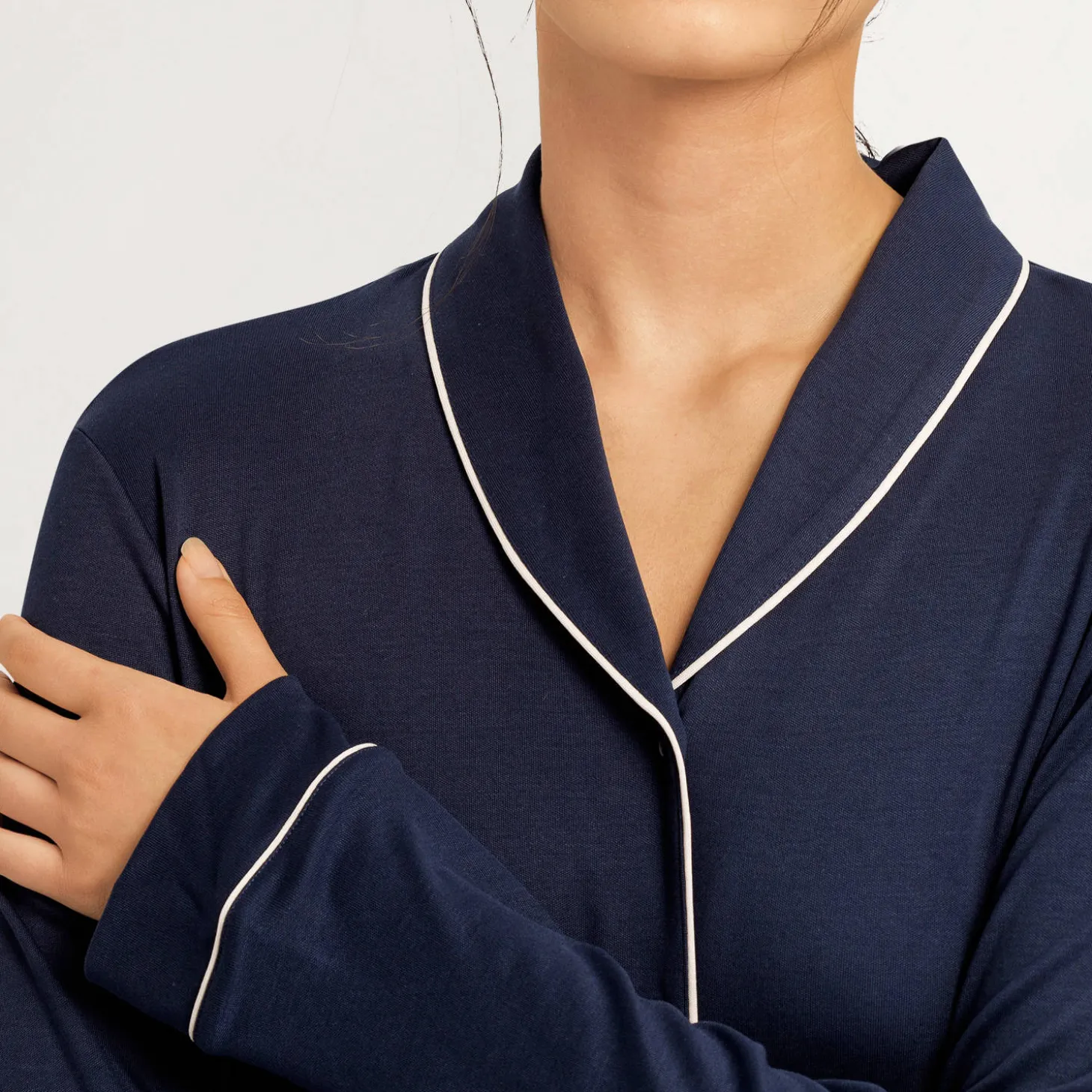 Chemise De Nuit Col Chemise