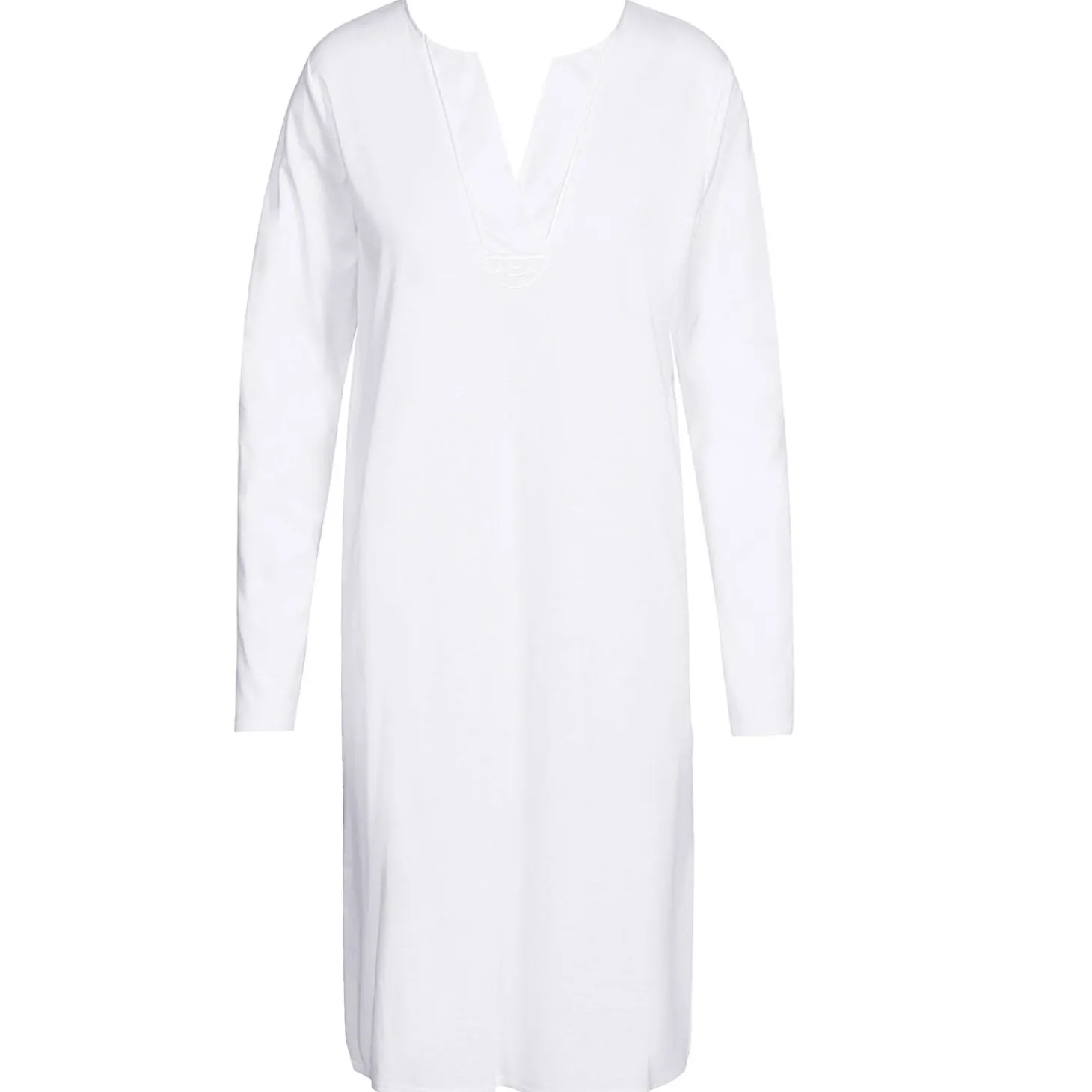 Chemise De Nuit Col V En Coton