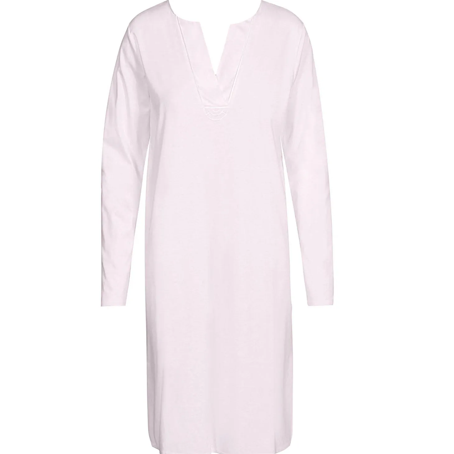 Chemise De Nuit Col V En Coton