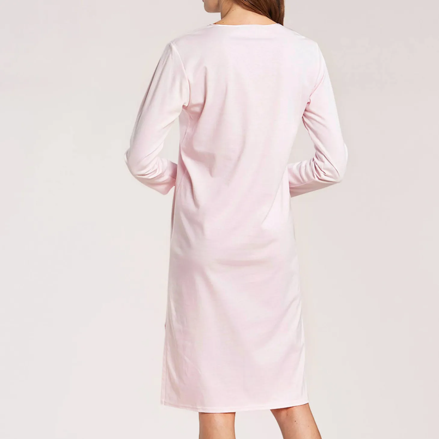 Chemise De Nuit Col V En Coton
