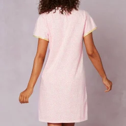 Chemise De Nuit Courte En Coton