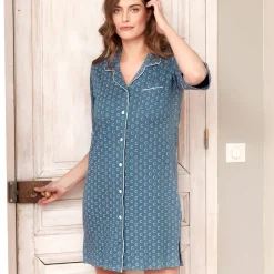 Chemise De Nuit En Coton