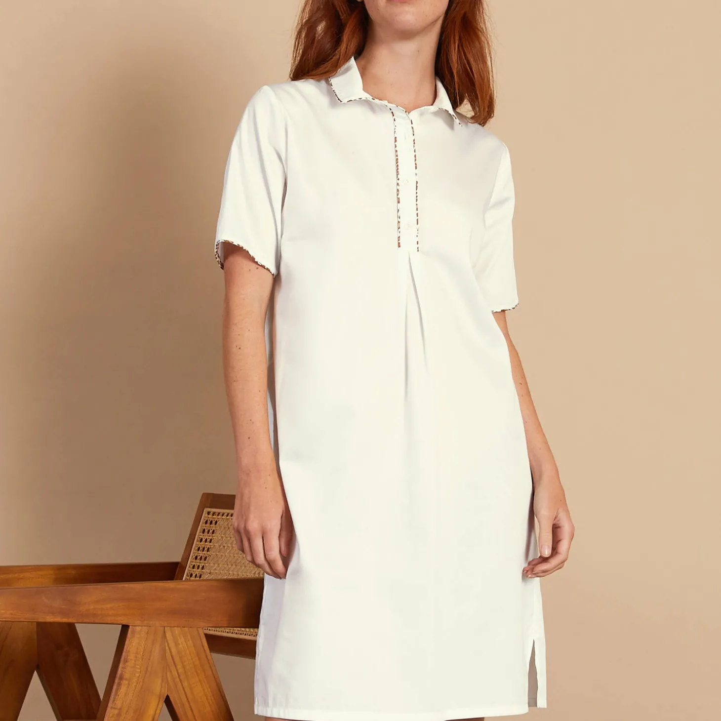 Chemise De Nuit En Coton