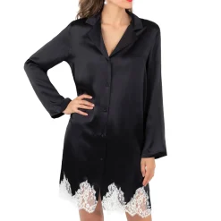 Chemise De Nuit En Soie