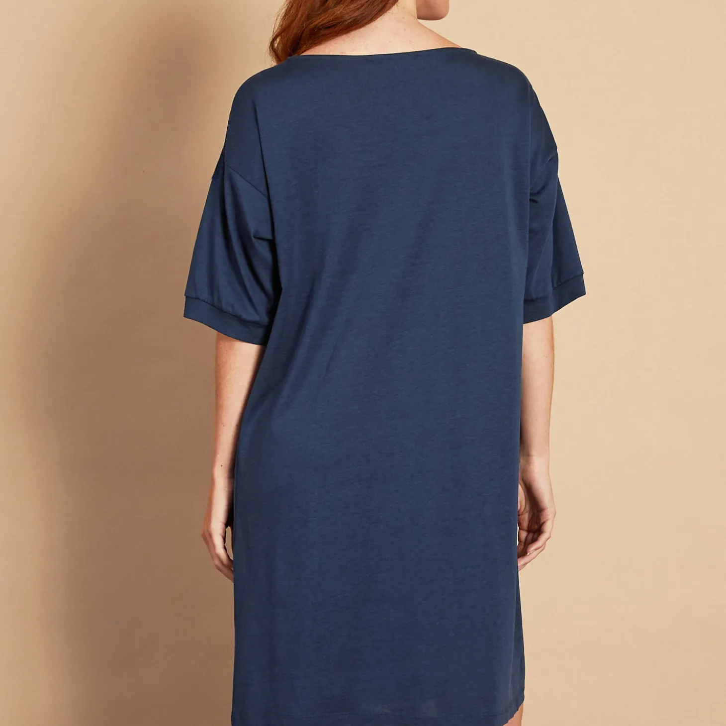 Chemise De Nuit Manches Courtes