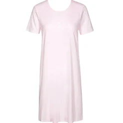 Chemise De Nuit Manches Courtes En Coton