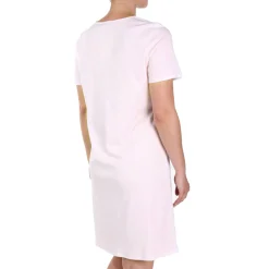 Chemise De Nuit Manches Courtes En Coton