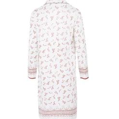 Chemise De Nuit Manches Longues En Coton