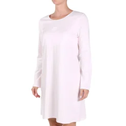 Chemise De Nuit Manches Longues En Coton