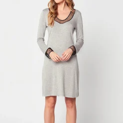 Chemise De Nuit Manches Longues