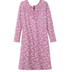 Chemise De Nuit Mi-Longue En Coton