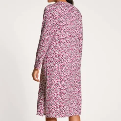 Chemise De Nuit Mi-Longue En Coton