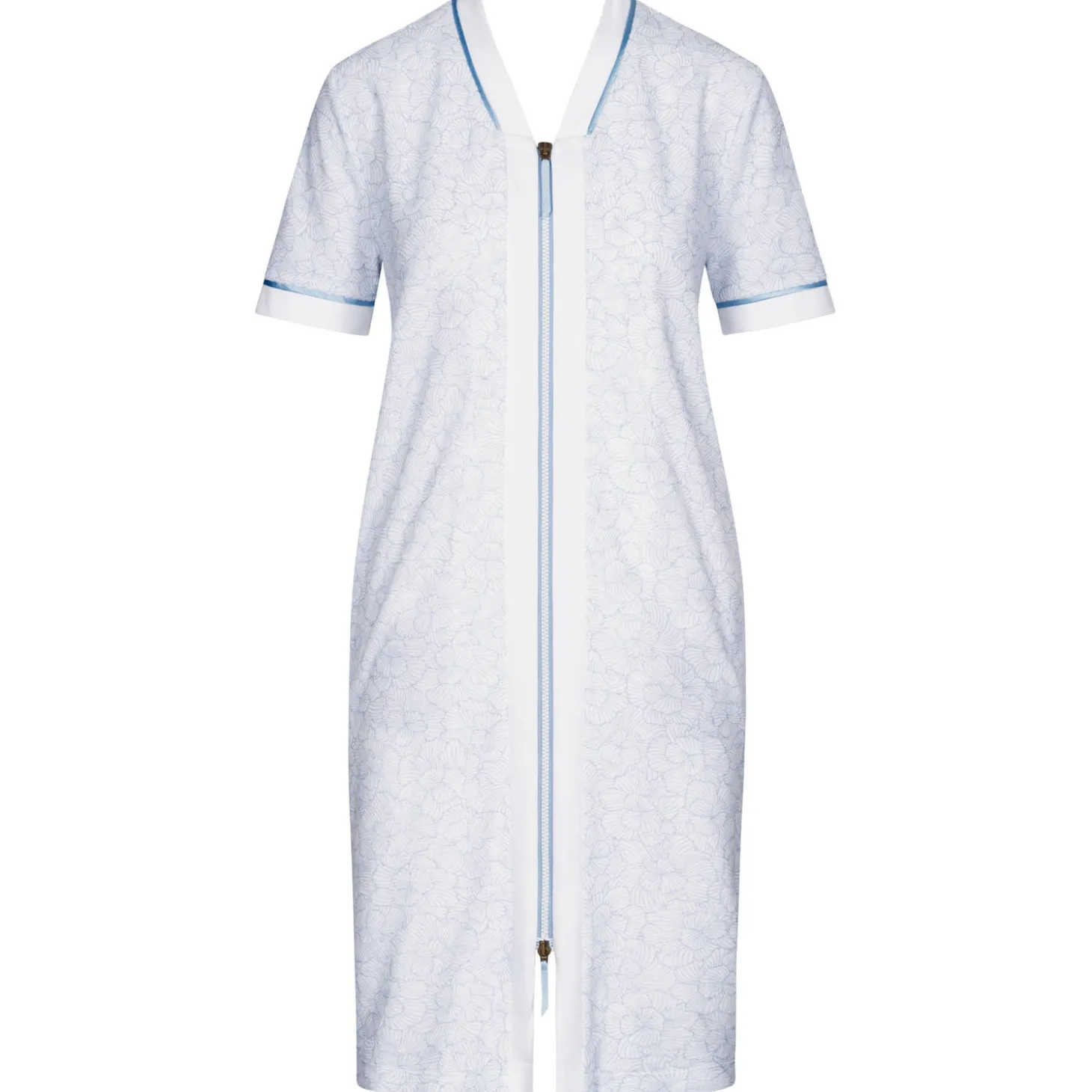 Chemise De Nuit Zippee En Coton