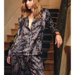 Chemise De Pyjama En Soie