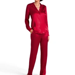 Chemisier De Pyjama En Soie
