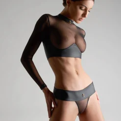 Crop Top Manches Longues