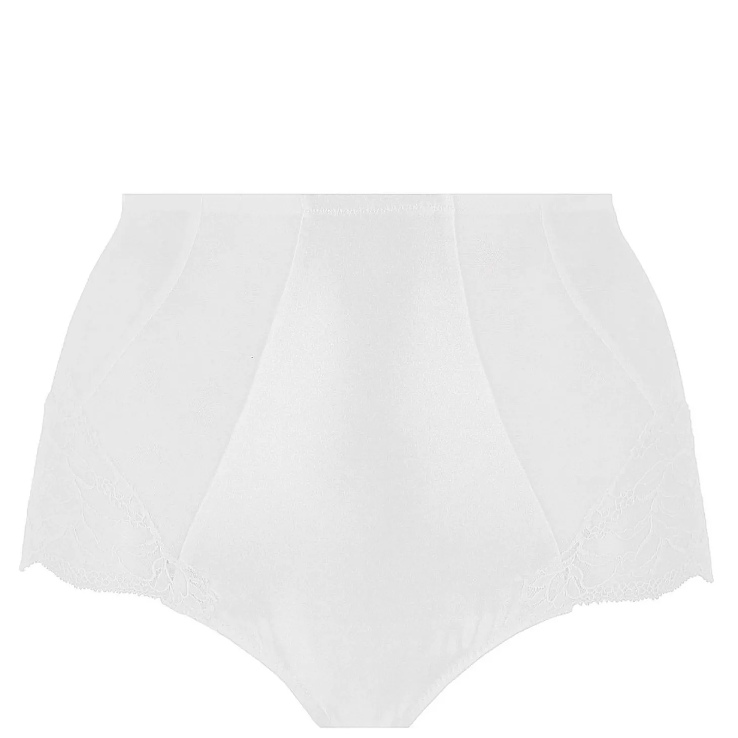 Culotte Haute En Dentelle Et Soie