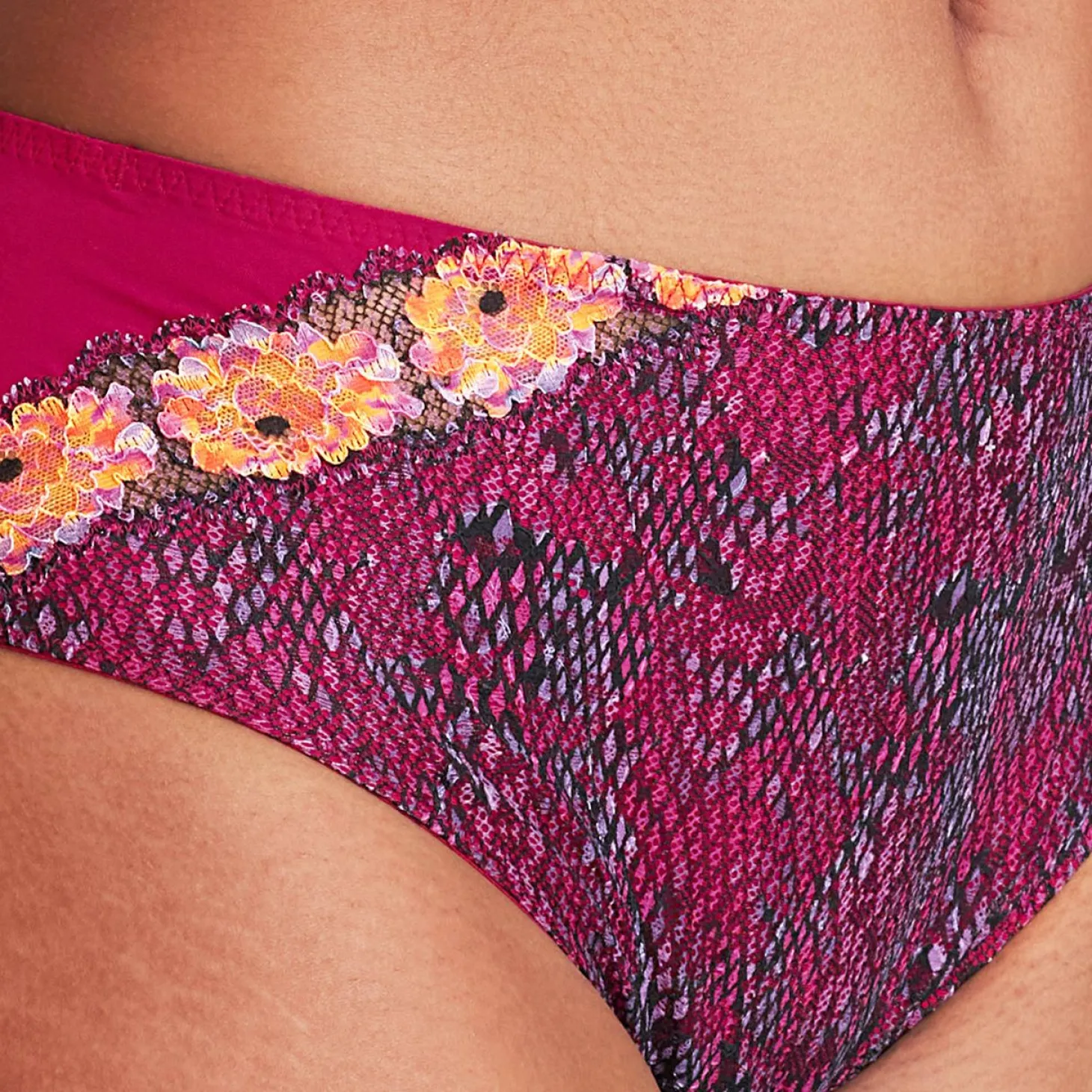 Culotte Haute En Dentelle