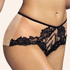 Culotte Haute En Dentelle Et Strass