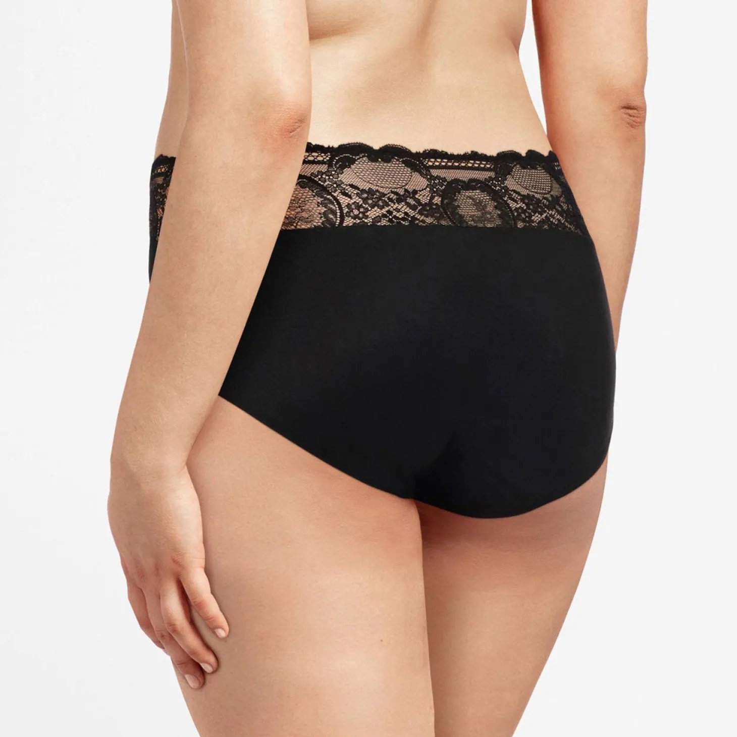 Culotte Haute Menstruelle Dentelle