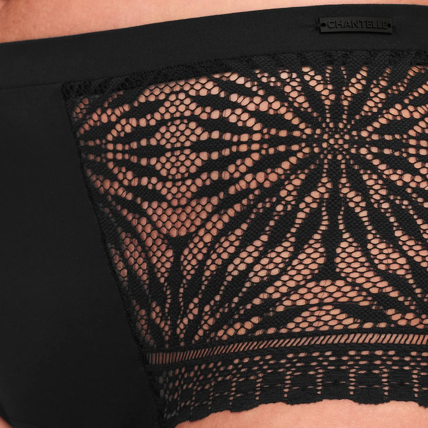 Culotte Haute Menstruelle Dentelle Graphique