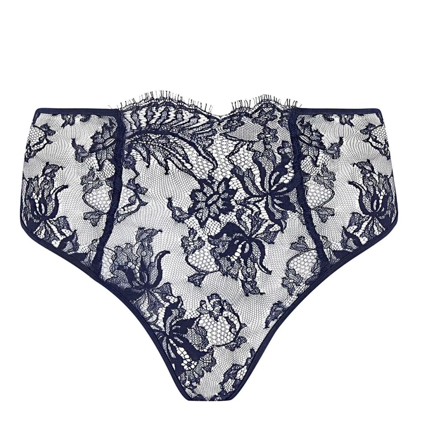 Culotte Haute Ouverte En Dentelle