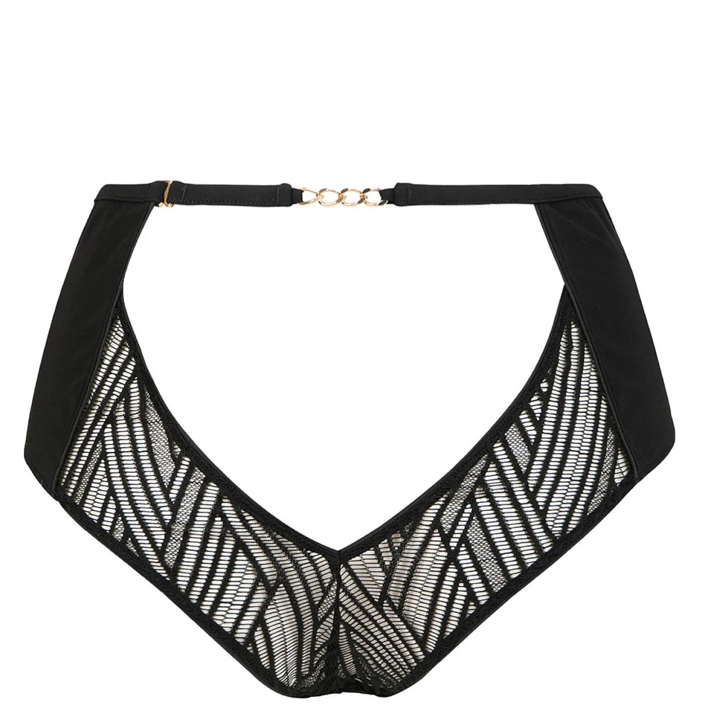 Culotte Haute Ouverte En Dentelle