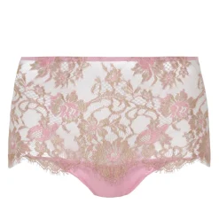 Culotte Haute Prestige En Soie Et Dentelle