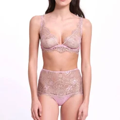 Culotte Haute Prestige En Soie Et Dentelle