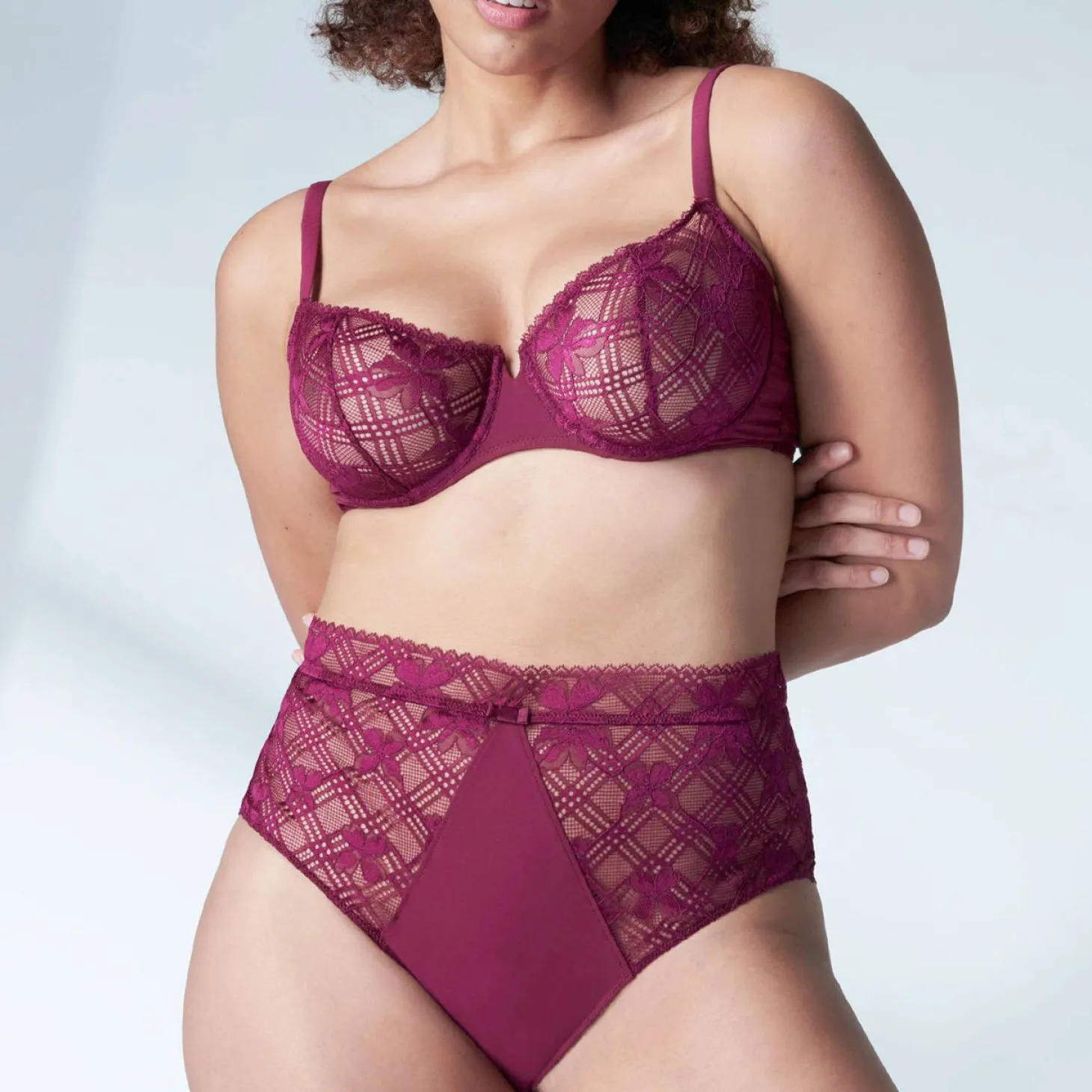 Culotte Haute Simone By Sp En Dentelle