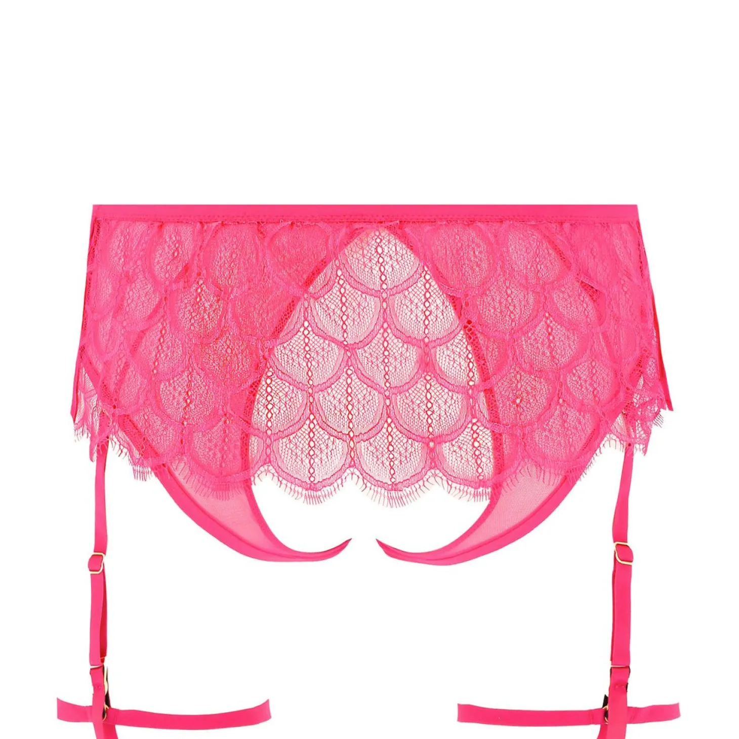 Culotte Ouverte Porte-Jarretelles En Dentelle