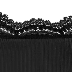 Debardeur Decollete Dentelle En Soie