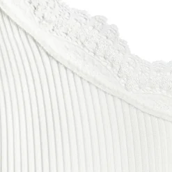 Debardeur Decollete Dentelle En Soie