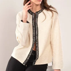 Gilet Lurex En Coton