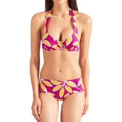 Haut De Maillot De Bain Armatures Emboitant Danse De Feuilles