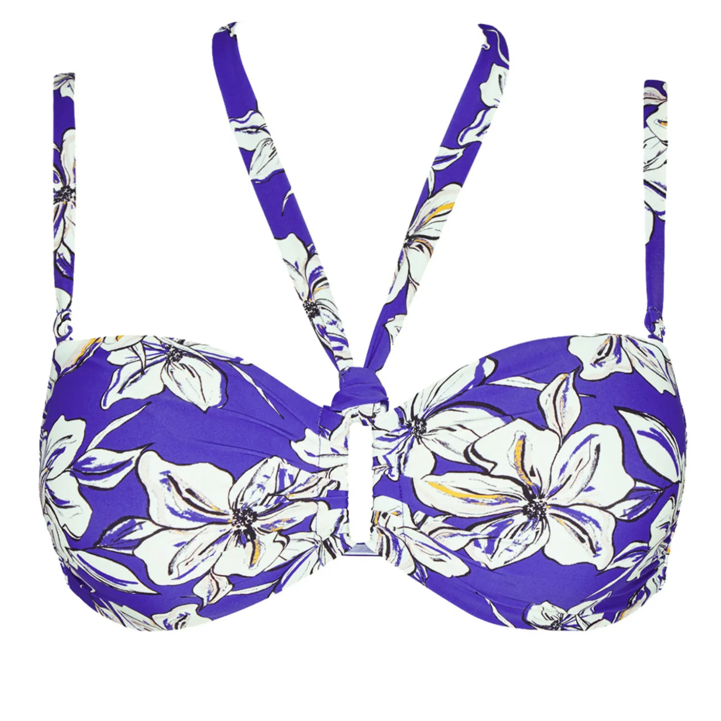 Haut De Maillot De Bain Bandeau Coques Amovibles Sans Armatures