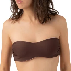 Haut De Maillot De Bain Bandeau Reversible