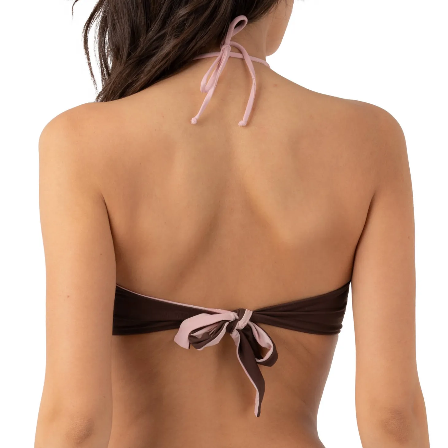 Haut De Maillot De Bain Bandeau Reversible