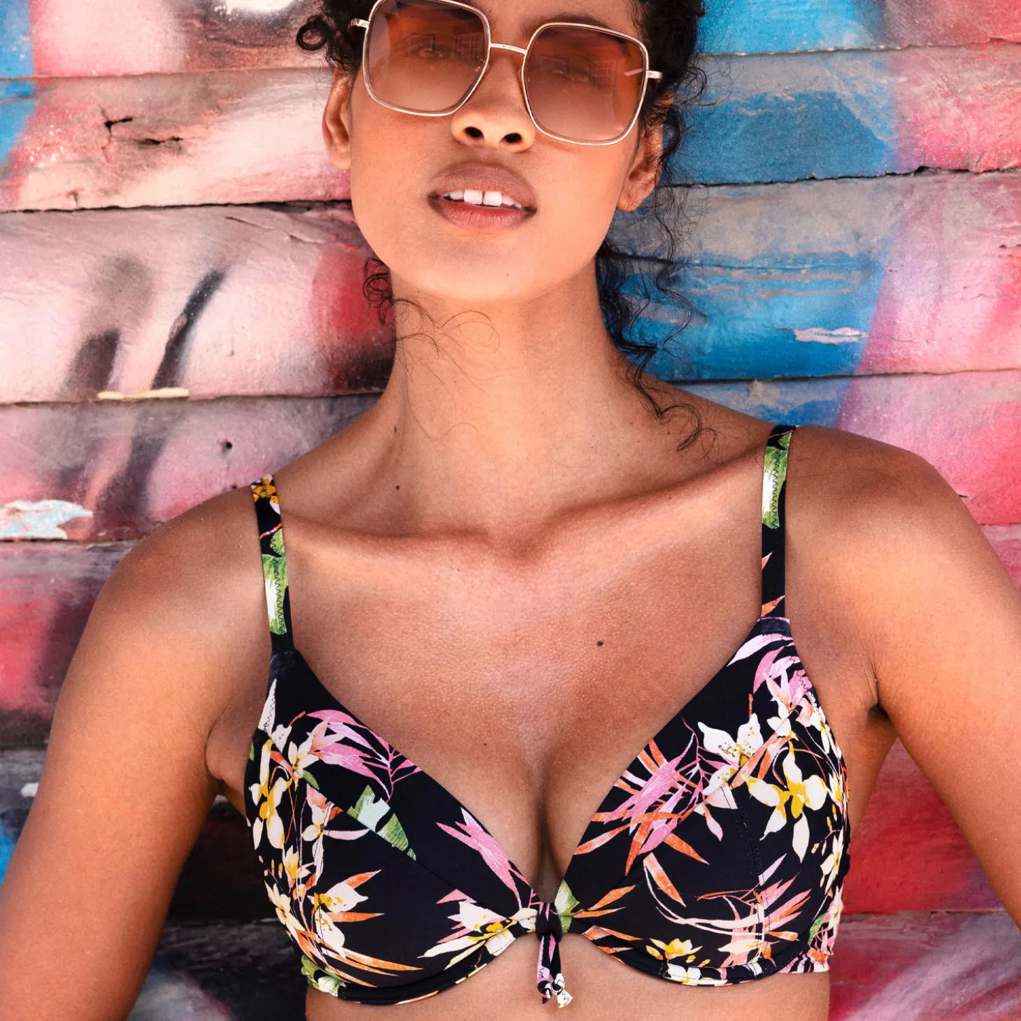 Haut De Maillot De Bain Coques Plongeant