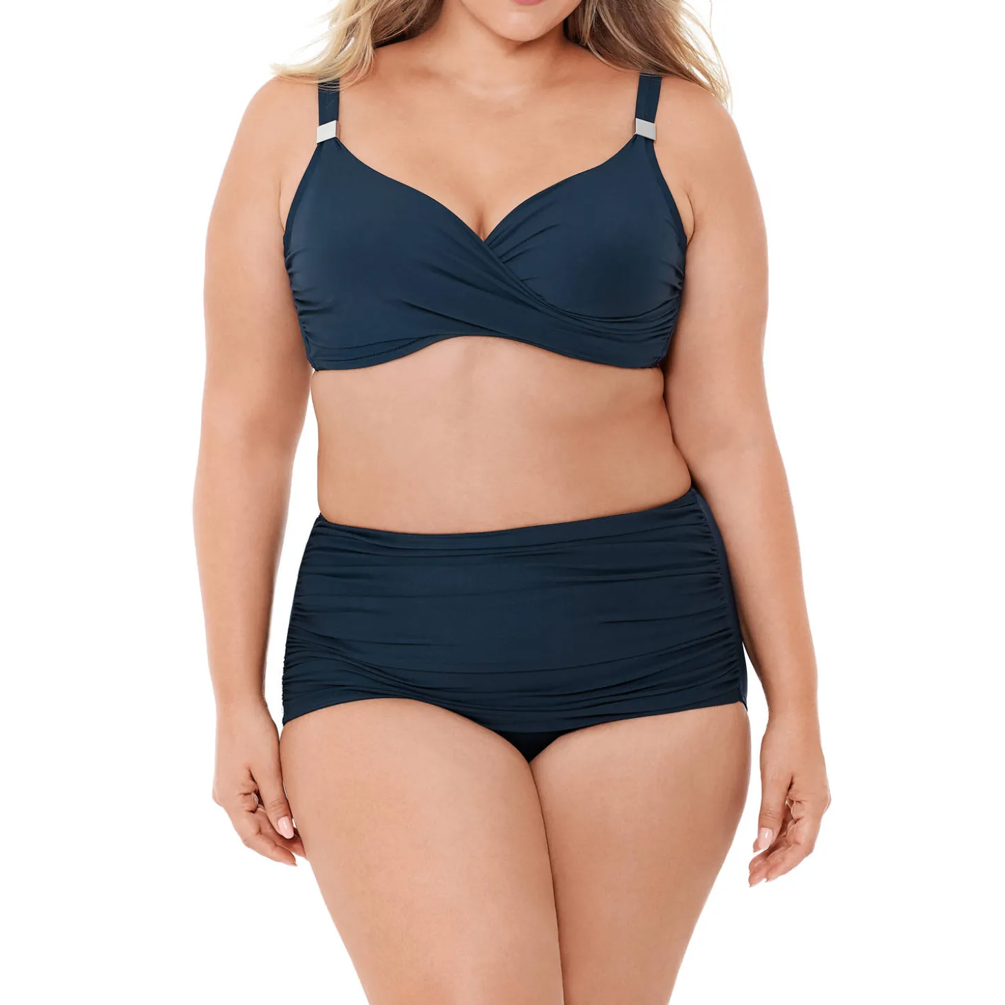 Haut De Maillot De Bain Coques Surplice Armatures