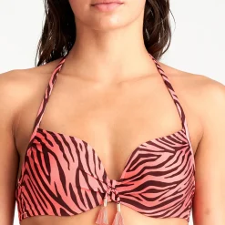 Haut De Maillot De Bain Rembourre Forme Coeur