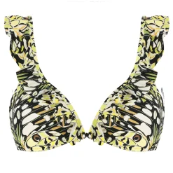 Haut De Maillot De Bain Triangle Volants