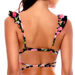 Haut De Maillot De Bain Triangle Ouverture Frontale