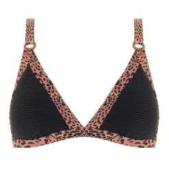 Haut De Maillot De Bain Triangle Bicolore
